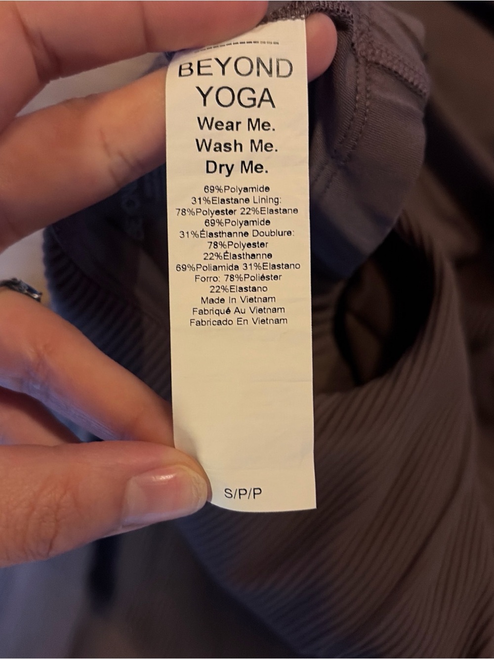 Beyond Yoga Ribbed Refocus Tank - Picture 4 of 5